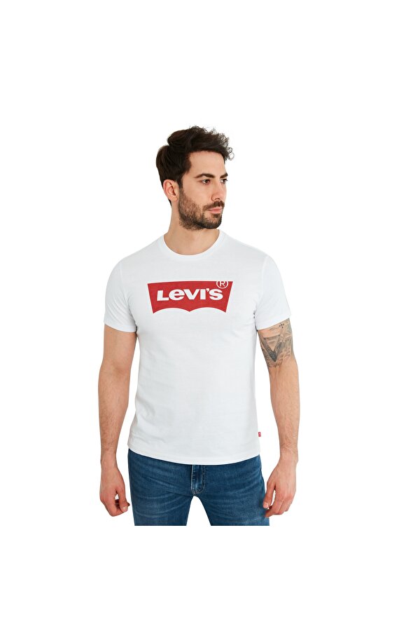 Erkek T Shirt 17783-0314 BEYAZ