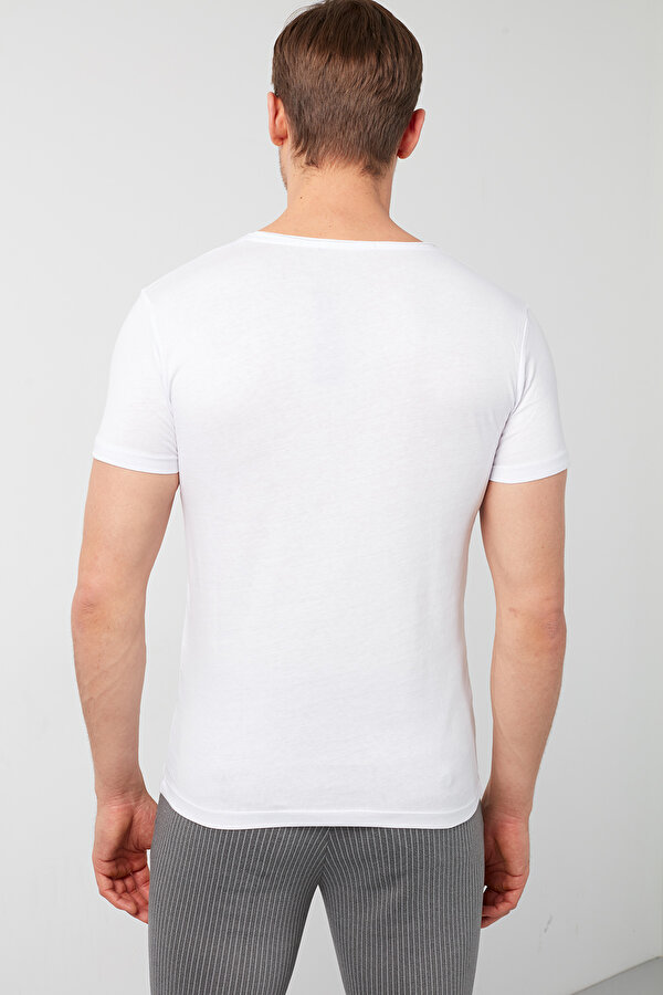 Erkek T Shirt 5412001 BEYAZ