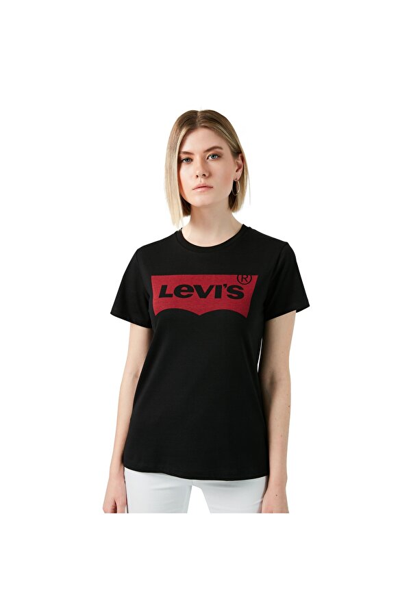 Bayan T Shirt 17369-1311 SİYAH