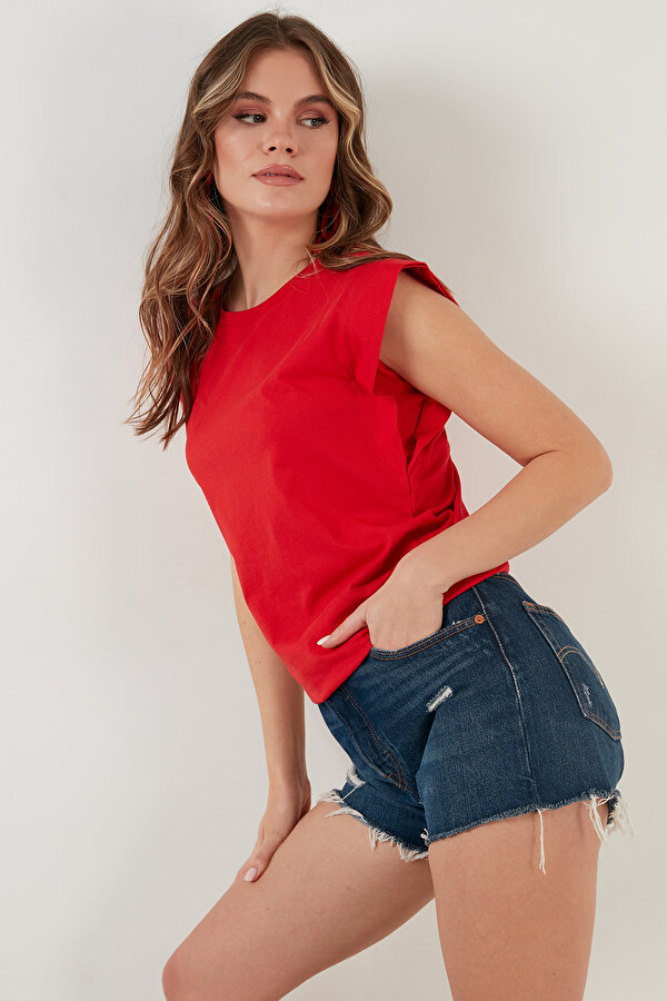 Bayan T Shirt 5864019 KIRMIZI