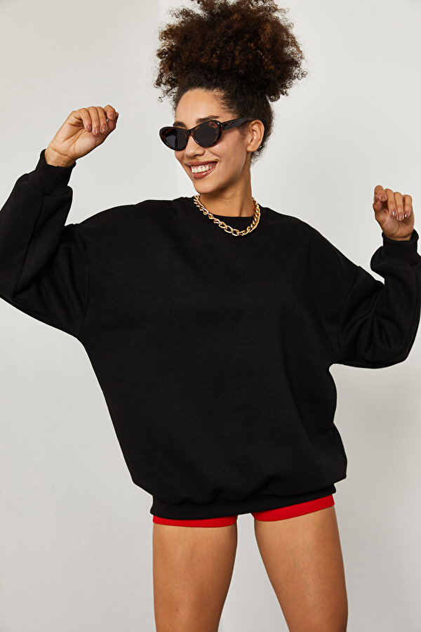 Siyah Polar Sweatshirt 2KXK8-45815-02