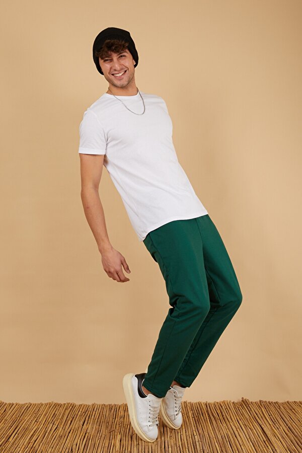 Erkek Regular Fit Düz Paça Basic Eşofman Altı