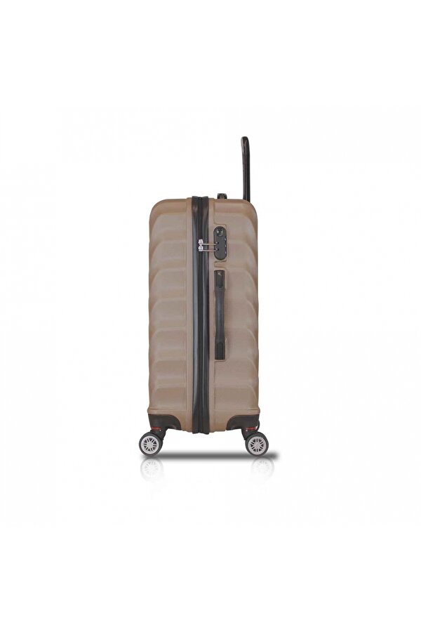 Lotus Abs Kabin Orta ve Büyük Boy Gold 3 lü Valiz Seti