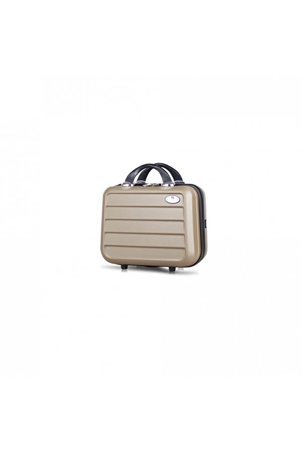 Ruby Abs Makyaj Çantası El Valizi Gold