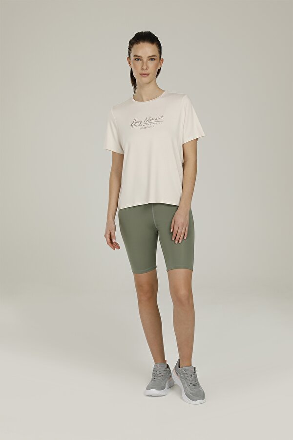 CT1009 NOVA PRINTED T-SHI ECRU Woman 054