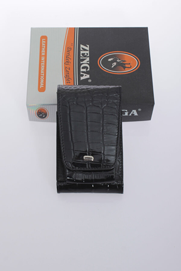 ZENGA 903_R %100 HAKİKİ DERİ SİGARALIK SİYAH