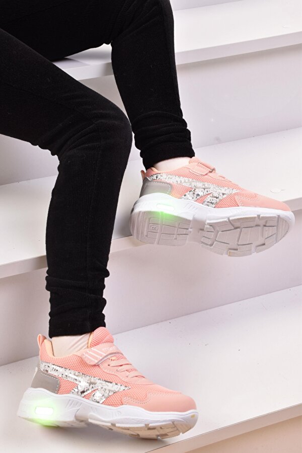Kız Çocuk Işıklı Sneaker Spor Ayakkabı