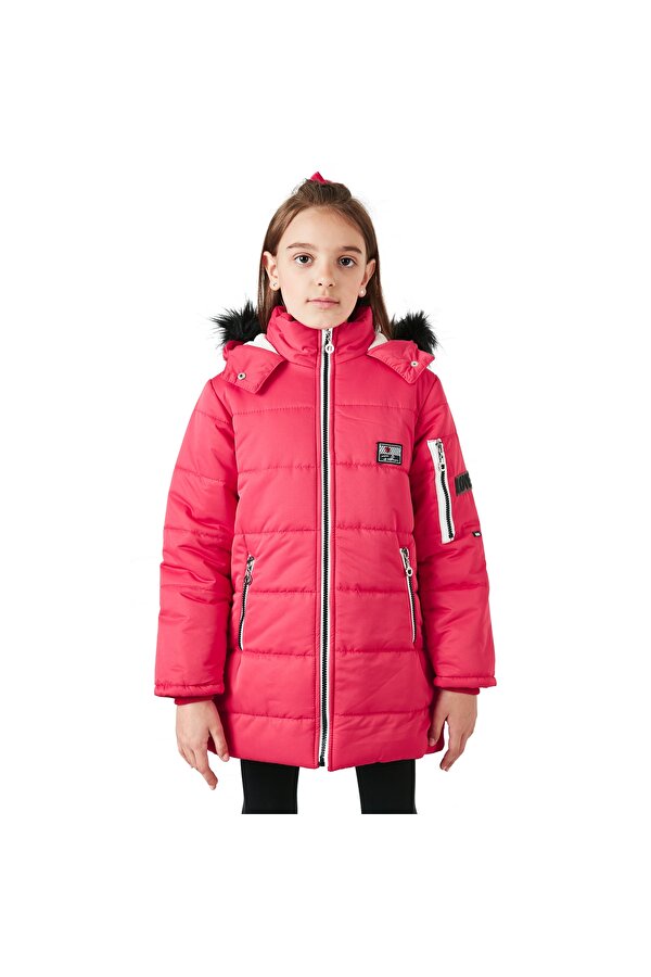 Kız Çocuk Mont 6035054 KIRMIZI
