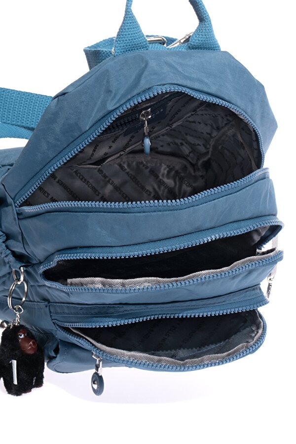 MEGA-255 Krinkıl Sırt Çanta Günlük Kullanım Su Geçirmez Spor Seyahat Tatil Kız Çocuk Yaz Kış AnneBebek MAVİ