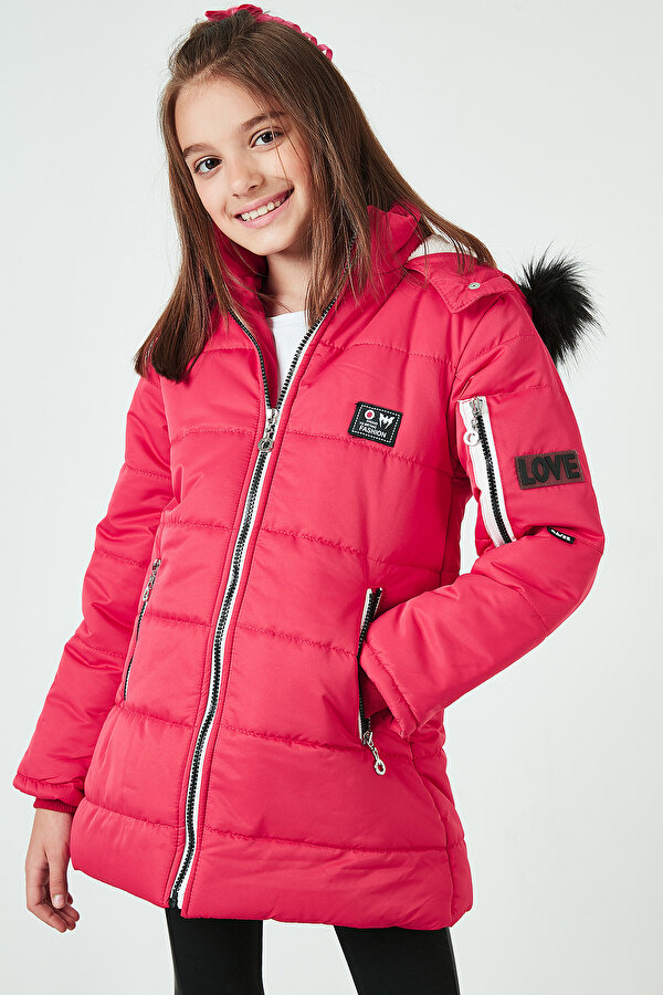Kız Çocuk Mont 6035054 KIRMIZI