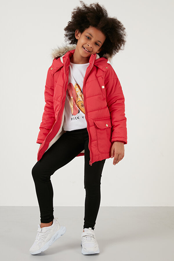 Kız Çocuk Mont 6034040 KIRMIZI