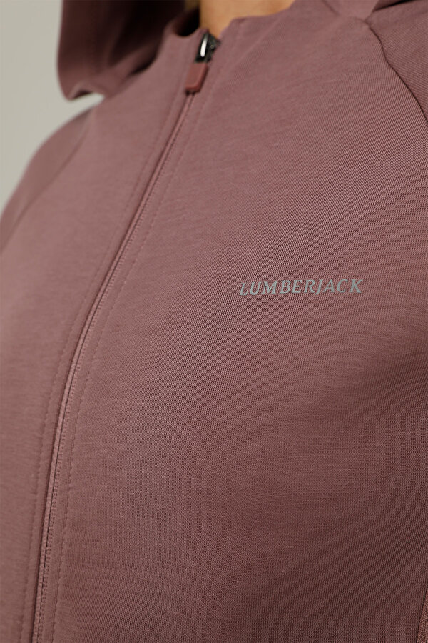 CT321 MILA FULL ZIP HOODI PASTEL PURPLE Woman 124