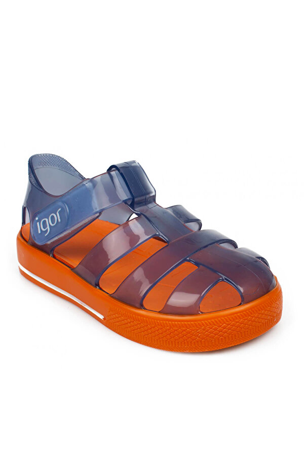 10270 K Star Bicolor Turuncu Çocuk Sandalet