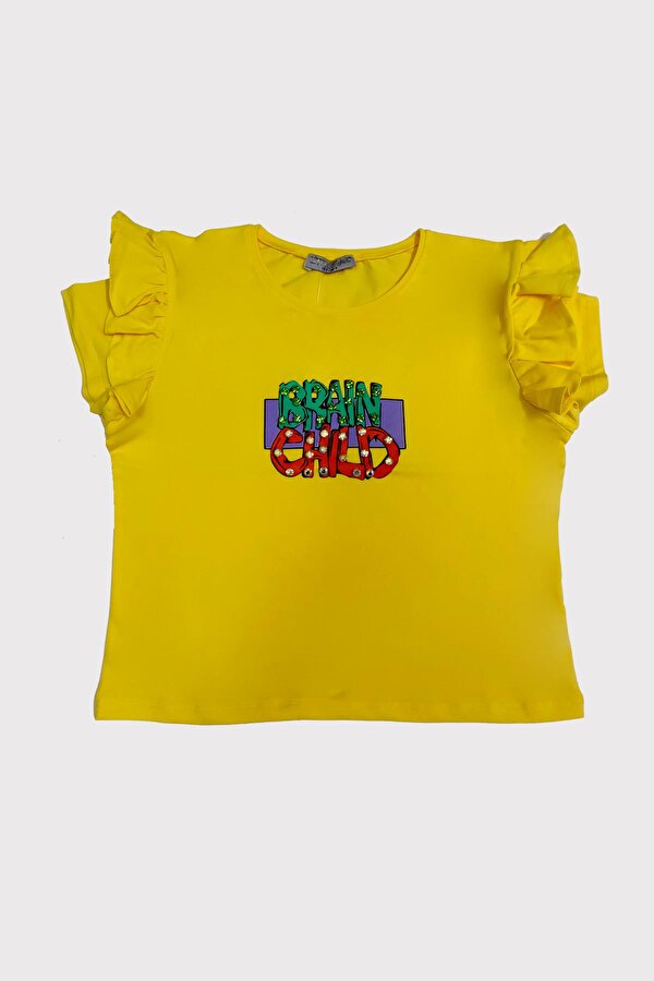 Kız Çocuk Brain Child Aksesuarlı T-Shirt
