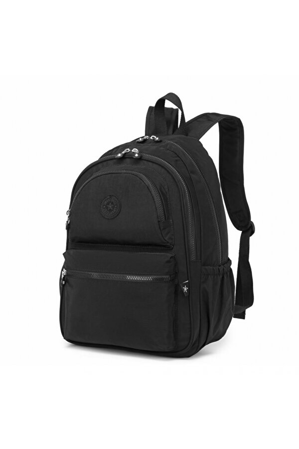 Büyük Boy Sırt Çantası  Krinkıl Kumaş 1050 Siyah