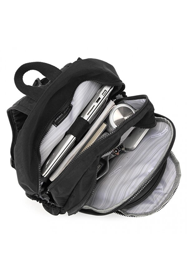 Büyük Boy Sırt Çantası  Krinkıl Kumaş 1050 Siyah