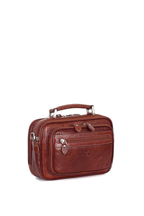 DERİ 318 %100 HAKİKİ DERİ ERKEK EL ÇANTASI ÇAPRAZ ÇANTA TABA