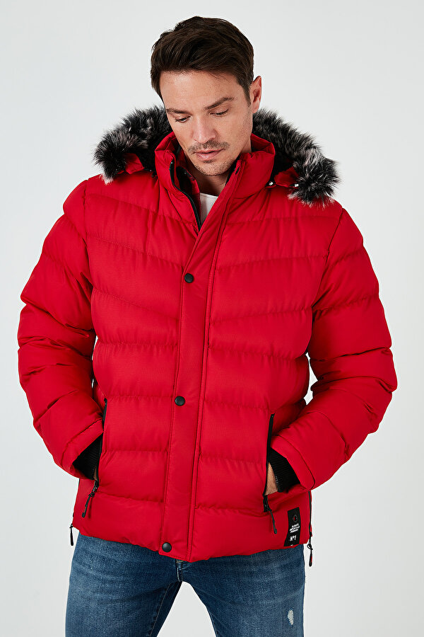 Erkek Mont 5761080 B KIRMIZI