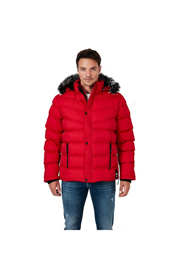 Erkek Mont 5761080 B KIRMIZI