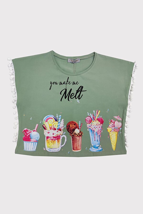 Kız Çocuk İce Cream Bluz