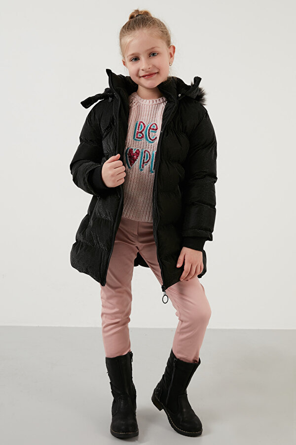 Kız Çocuk Mont 5760002 SİYAH