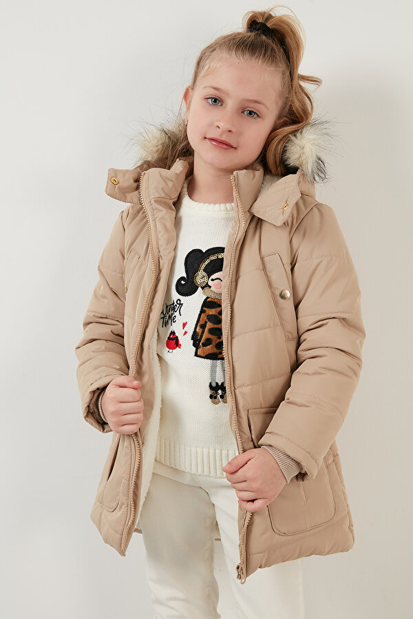 Kız Çocuk Mont 6034040 BEJ