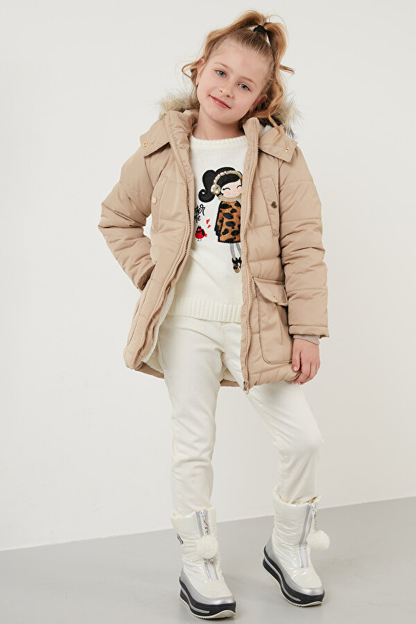 Kız Çocuk Mont 6034040 BEJ