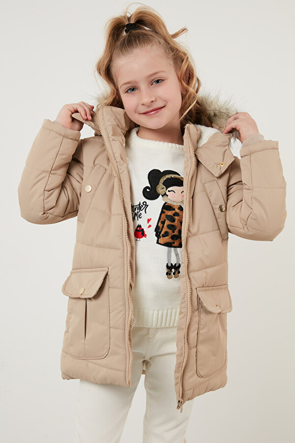 Kız Çocuk Mont 6034040 BEJ