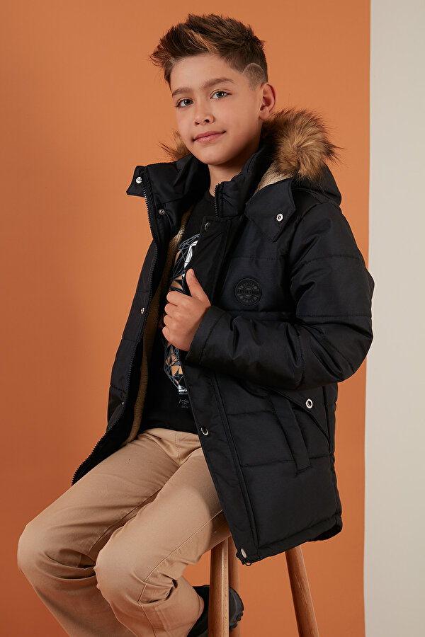 Erkek Çocuk Mont 6036024 SİYAH
