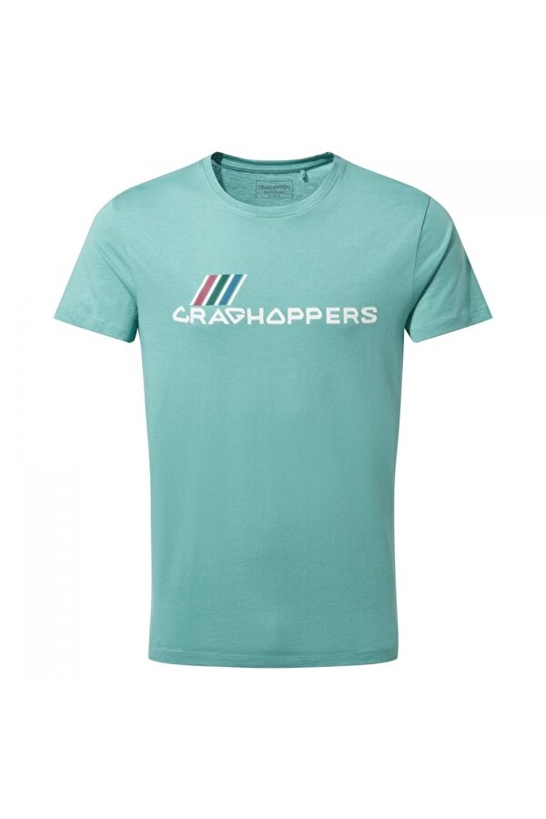 Mens Mightie SS T-Shirt Erkek Turkuaz Yazılı Kısa Kollu Tişört CMT936