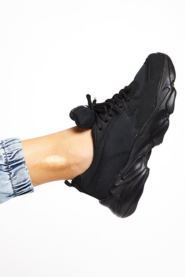 Unisex Siyah Spor Ayakkabı Zyp