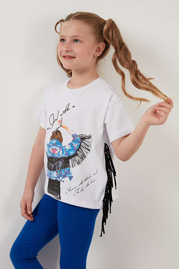 Kız Çocuk T Shirt 6211020 BEYAZ