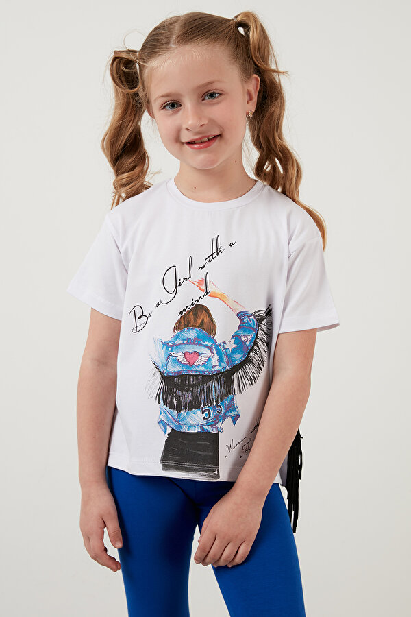 Kız Çocuk T Shirt 6211020 BEYAZ