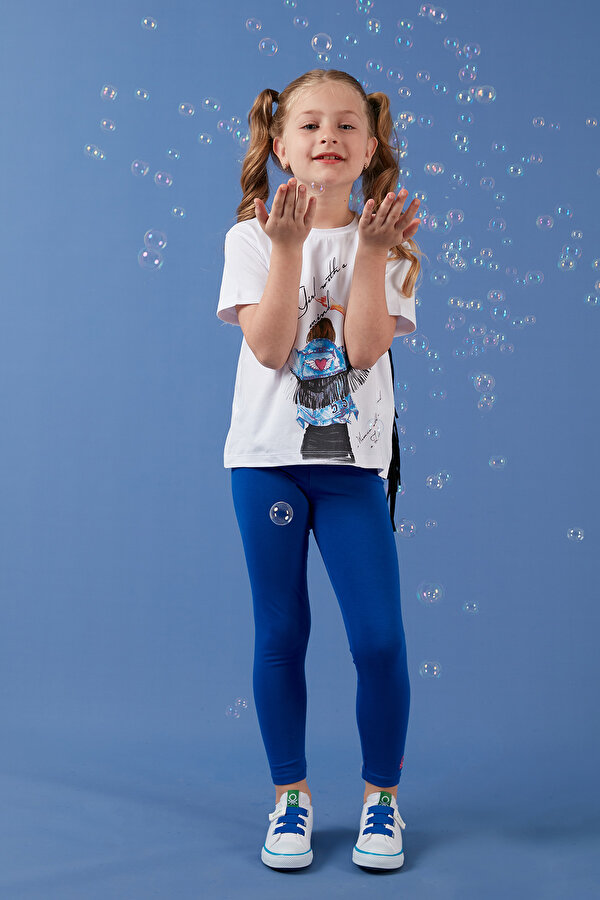 Kız Çocuk T Shirt 6211020 BEYAZ