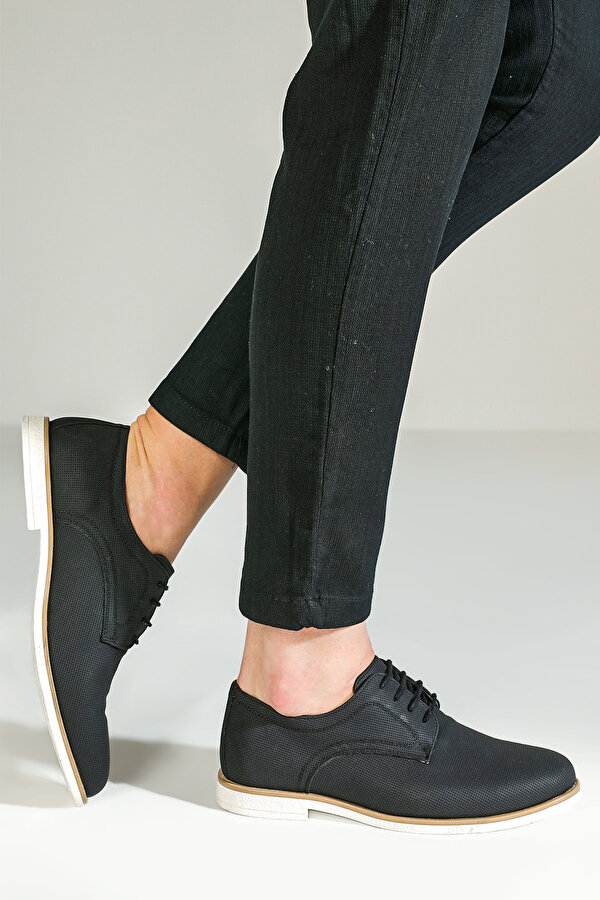 Jj-Stiller 1928-1 2Fx Черный Мужчина Повседневные На Шнуровке