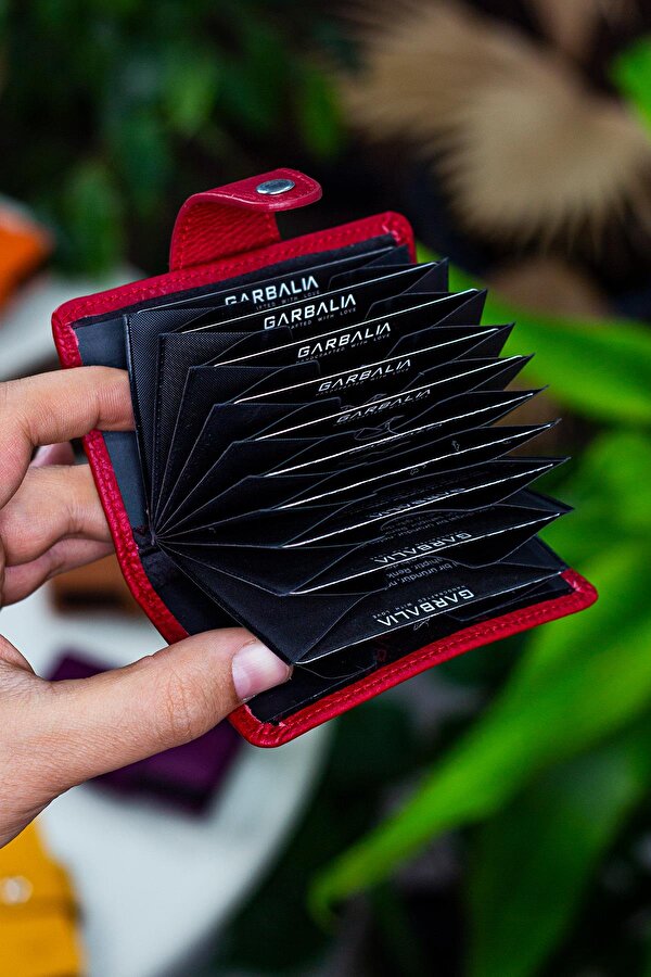 Adanus Hakiki Deri Akordiyon Kartlık Taba