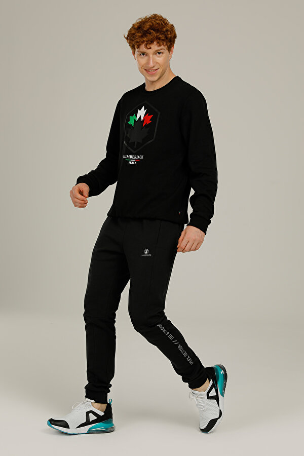 CT1047 RENATO LOGO SWEATS BLACK Man 060