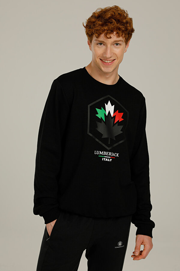CT1047 RENATO LOGO SWEATS BLACK Man 060