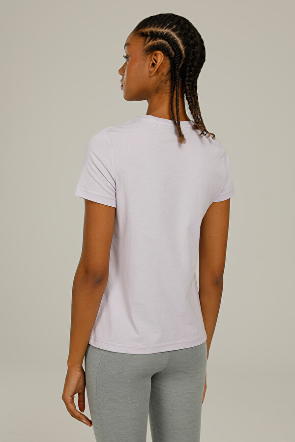 Lumberjack Anna C Neck Slogan T-Shir Фиолетовый 008 Женщина Футболка