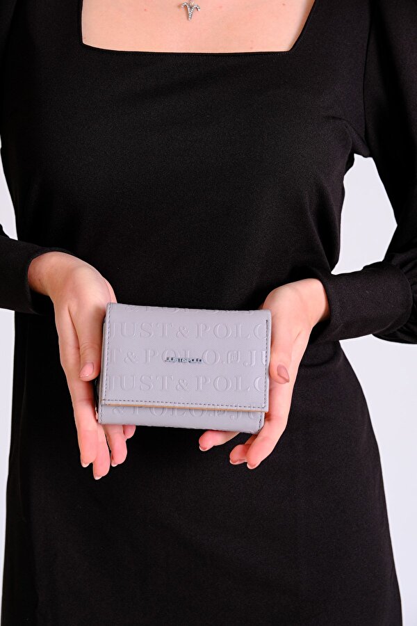 Kadın Mıknatıs Kapaklı Fermuarlı Mini Cüzdan PBU1002