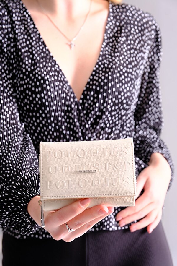 Kadın Mıknatıs Kapaklı Fermuarlı Mini Cüzdan PBU1002