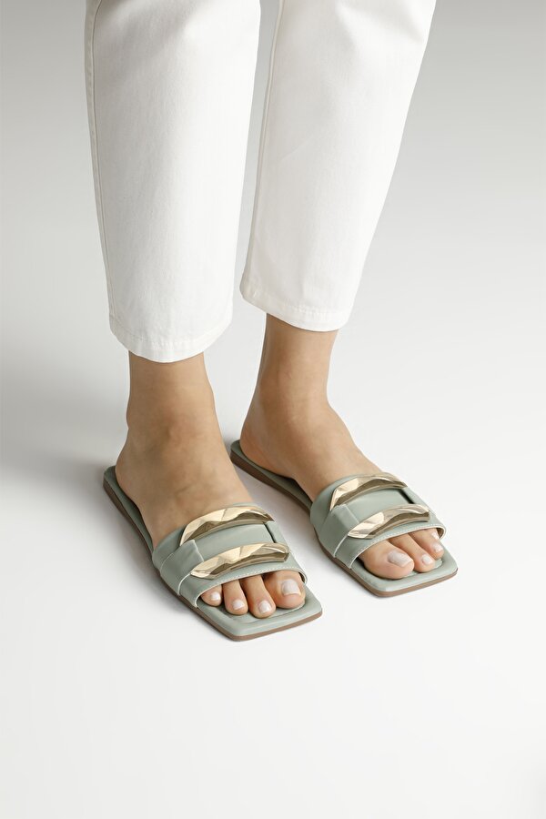 LALI 2FX Mint Kadın Terlik