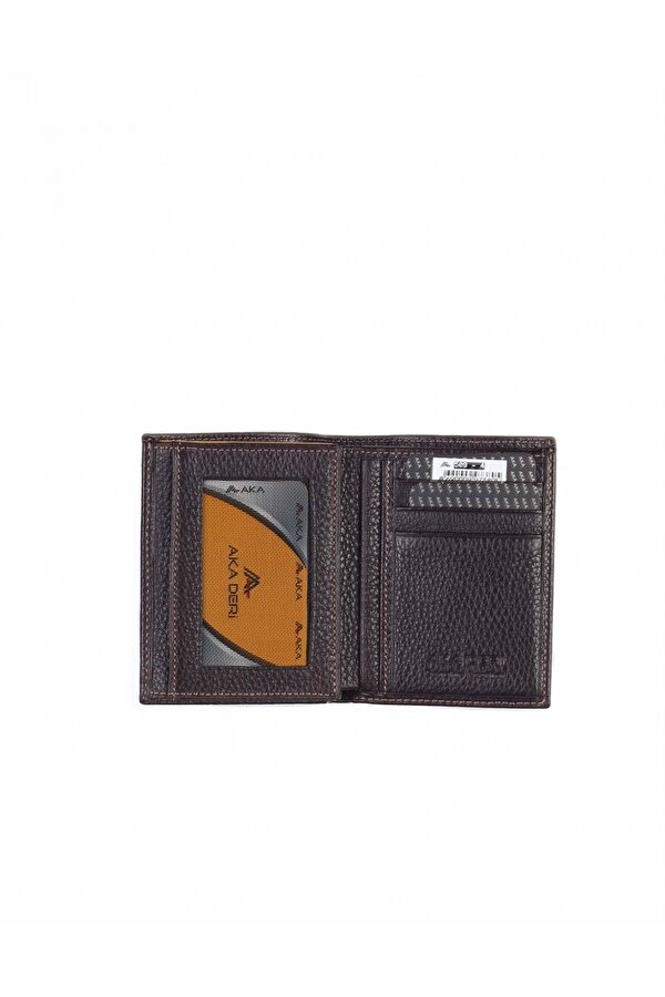 DERİ 509 %100 HAKİKİ DERİ ERKEK CÜZDAN KAHVE