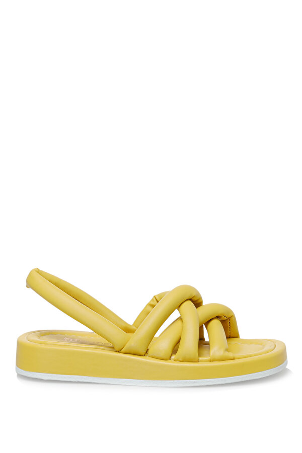 HOPE 2FX Sarı Kadın Düz Sandalet