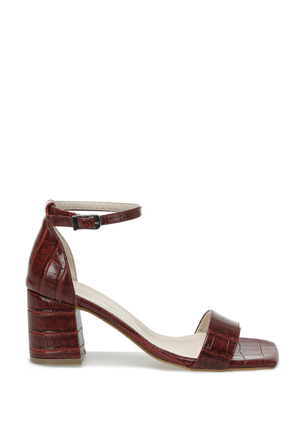 KURAS 2FX Kırmızı Kadın Topuklu Sandalet