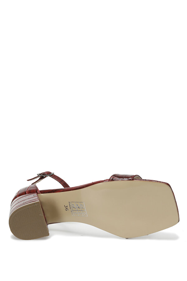 KURAS 2FX Kırmızı Kadın Topuklu Sandalet