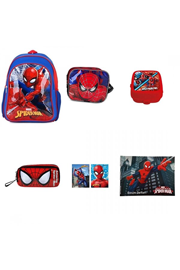 Örümcek Adam 7 Parça Çanta Seti