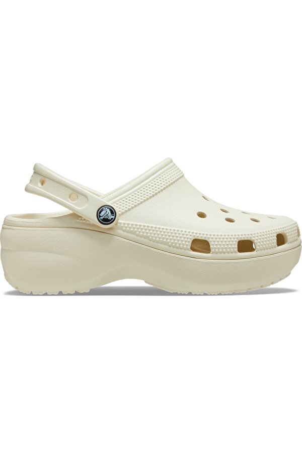 Classic Platform Clog W Bayan Bej Terlik206750-2y2