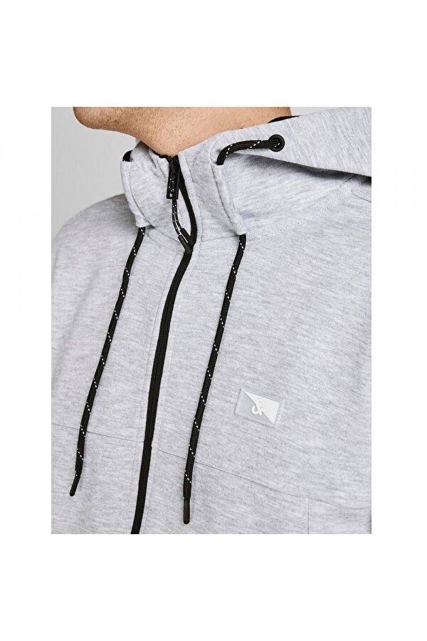 Jack&Jones Kapüşonlu Fermuarlı Erkek Sweatshirt