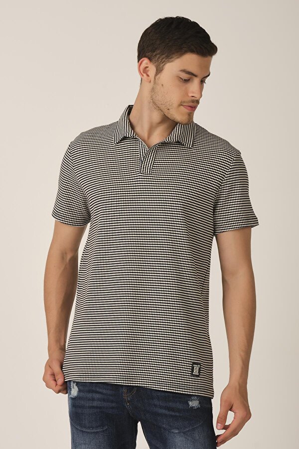 ALEXANDERGARDI DÜĞMESİZ POLO YAKA T-SHİRT (E21-84000)
